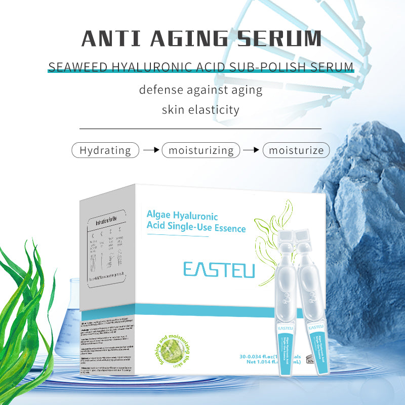 Seaweed Hyaluronic Acid Hydrating Serum — 30 Single-Use Ampoules