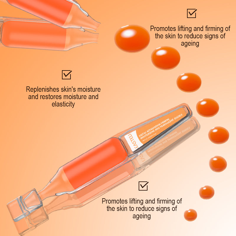 Astaxanthin Antioxidant Glow Serum — 30 Single-Use Ampoules